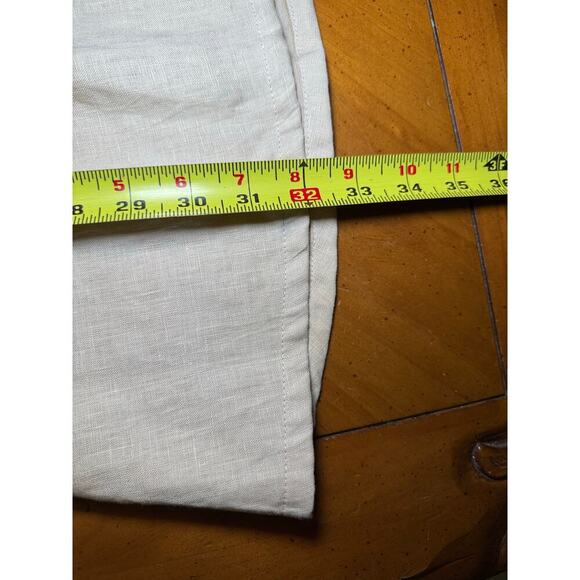 Faithfull The Brand NWOT Godiva Dress Wrap Linen Balloon Sleeves Beige Size 4 - Picture 12 of 12